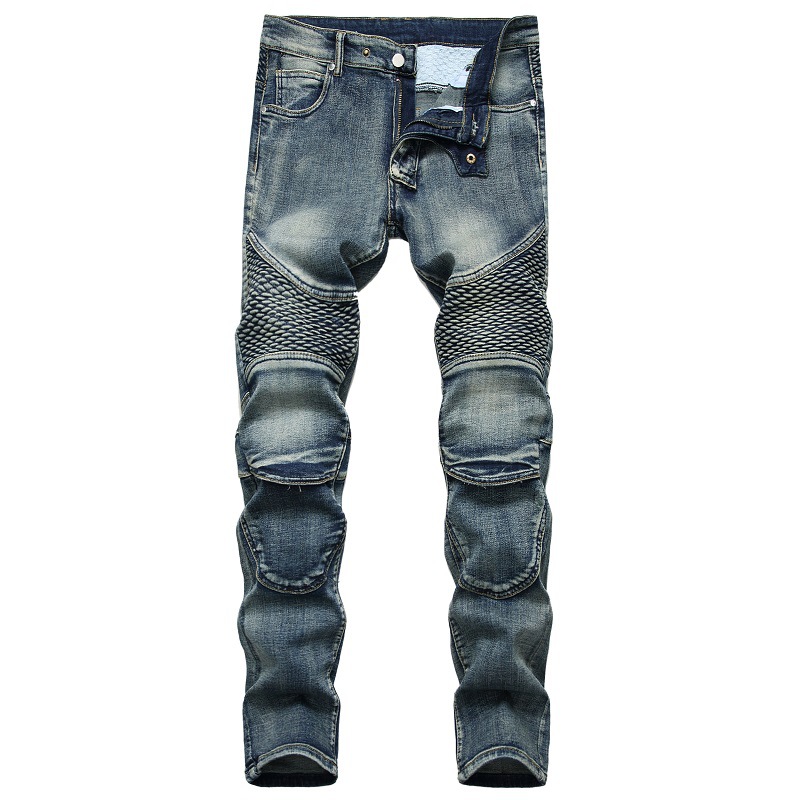 Men'S Fashion Jeans 2025 - 2025 novas calças da motocicleta dos