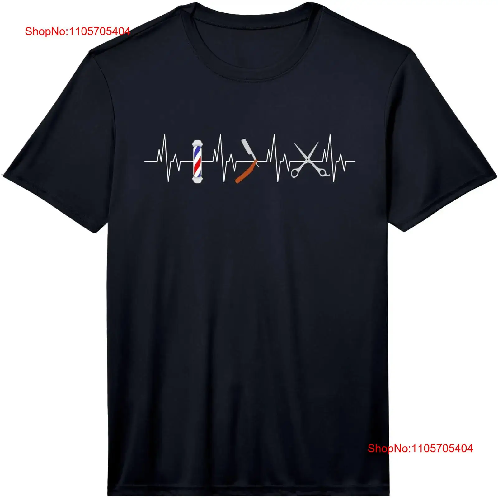Men'S Fashion Haircuts - Camiseta Divertida com Estampa de Barbeiro,