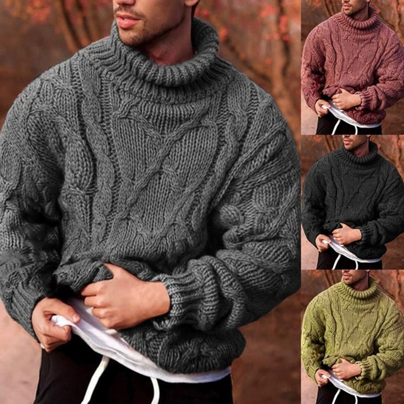 Mens Fashion Jumpers - Outono e inverno moda europeia e
