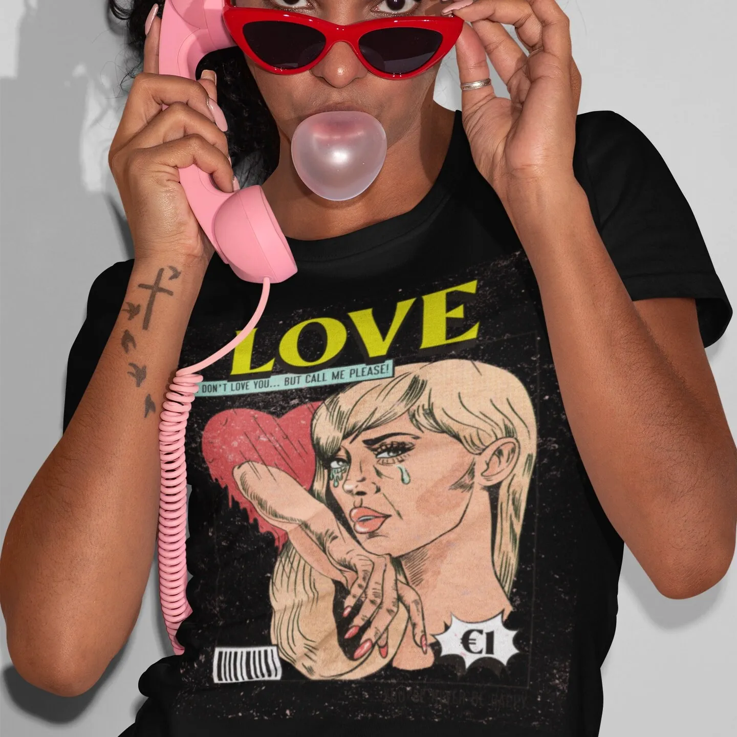 Men'S Fashion 70S - Camiseta Love Retro Vibe I Don't