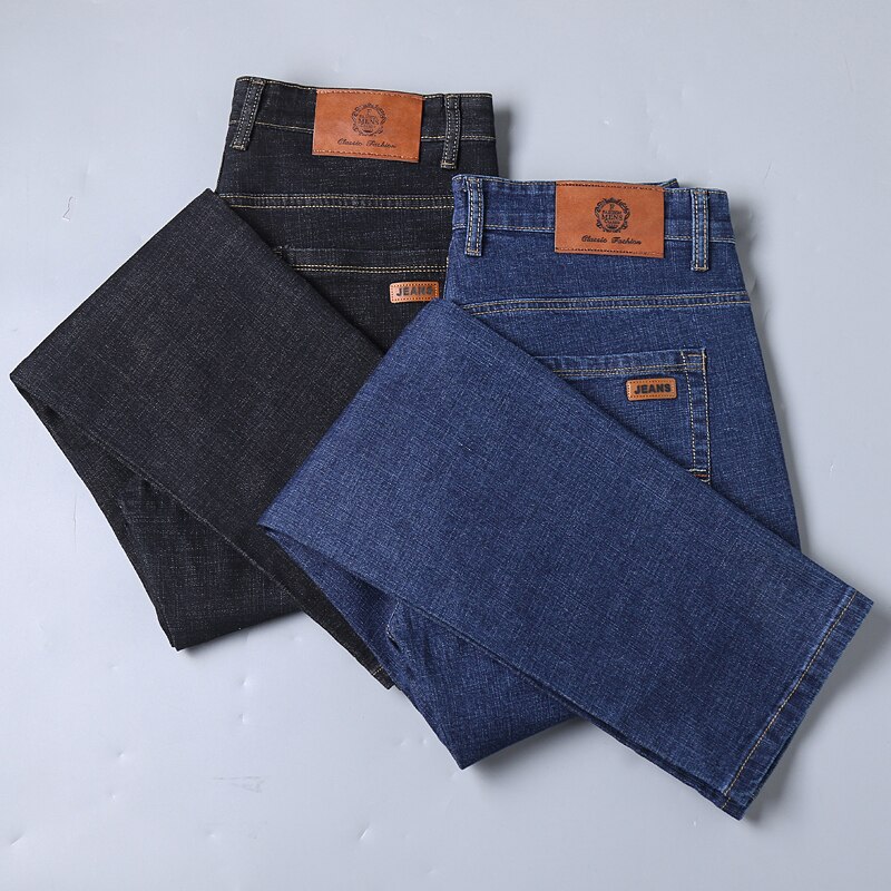 Men'S Fashion Jeans 2025 - Moda masculina calças de brim retas
