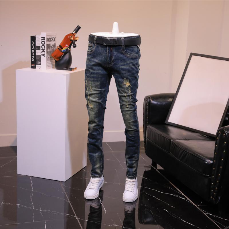 Men'S Fashion Jeans 2025 - 2025 outono e inverno retro jeans