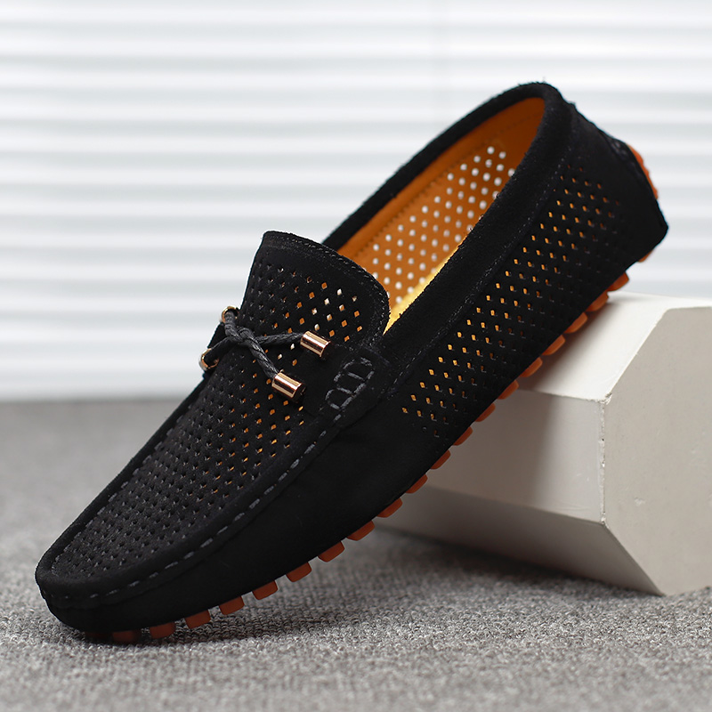 Suede Loafers Men - Moda camurça dos homens sapatos casuais