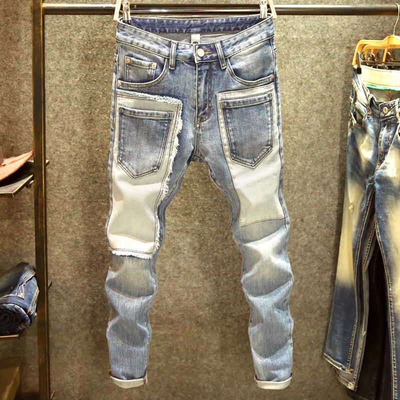 Men'S Fashion Jeans 2025 - Moda 2025 marca adesivo bonito jeans