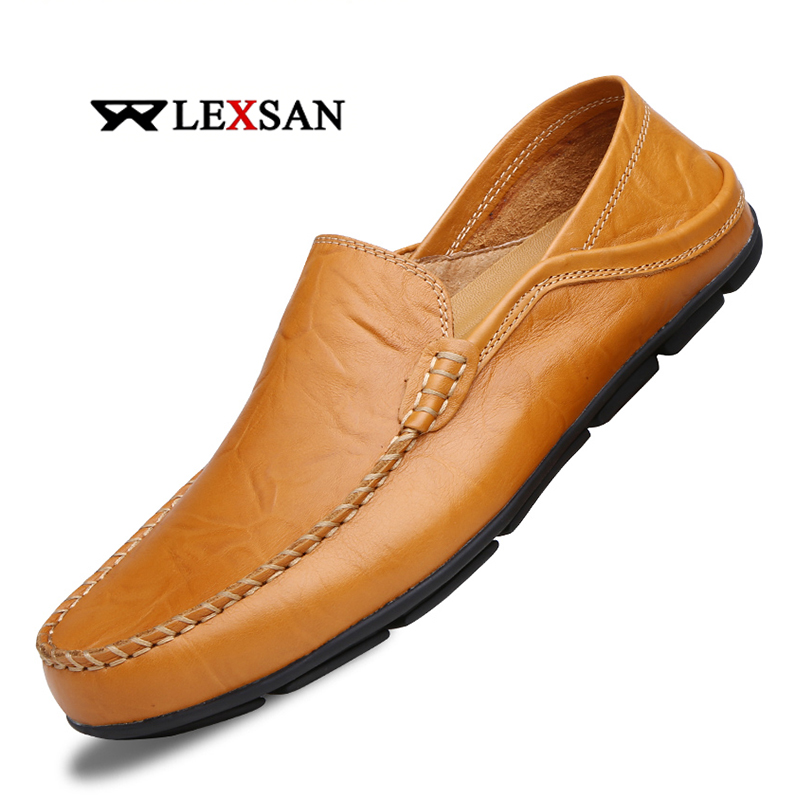Suede Loafers Men - Sapatos Casuais de Couro Masculinos, Sapatos