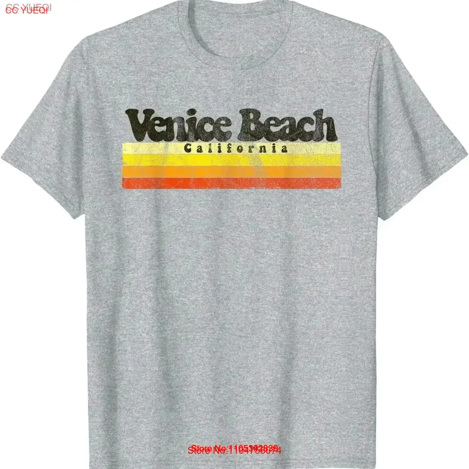 Men'S Fashion 70S - Camiseta Retrô Vintage Anos 70/80 Venice