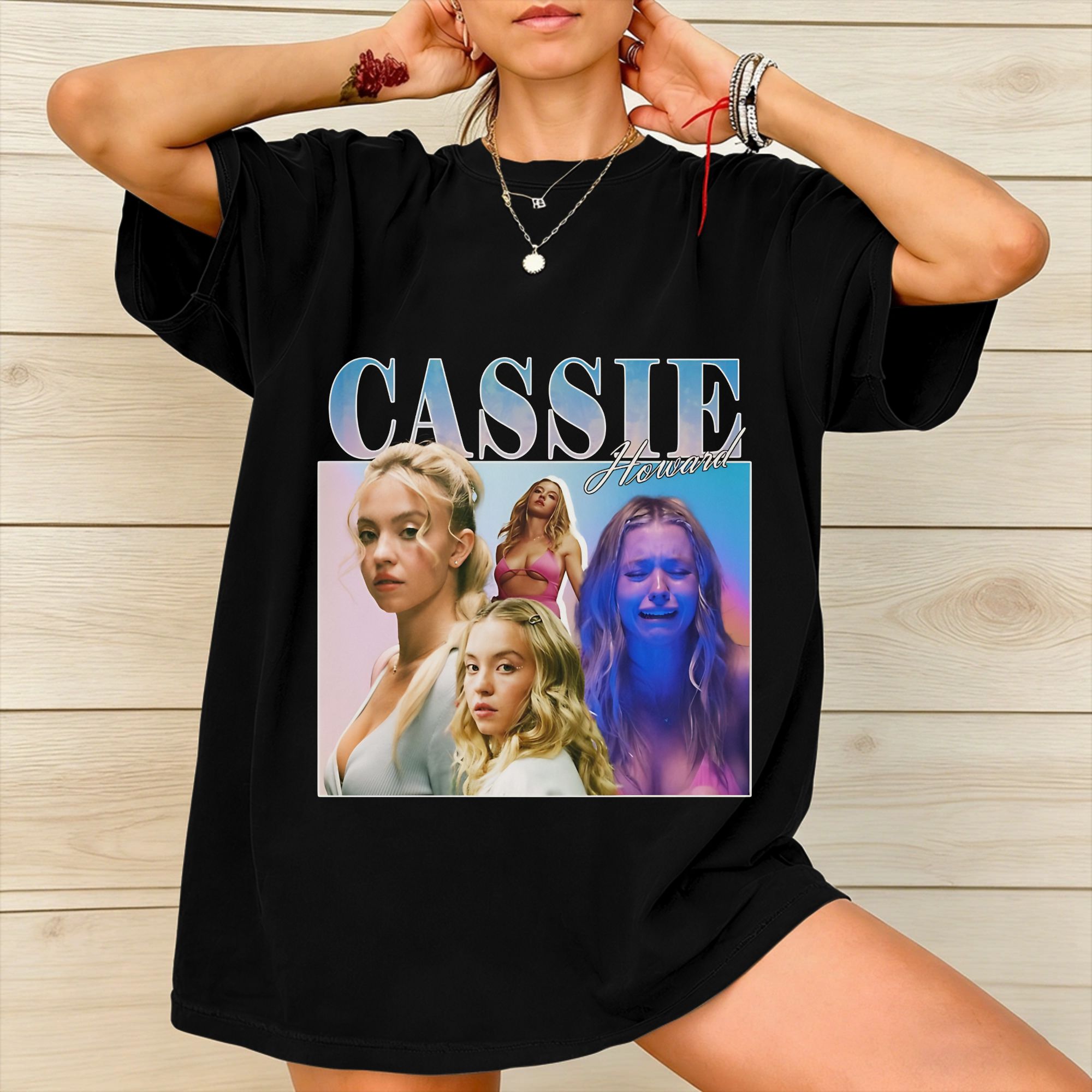 Men'S Fashion Sydney - Cassie Howard Sydney Sweeney Acessórios Camisetas