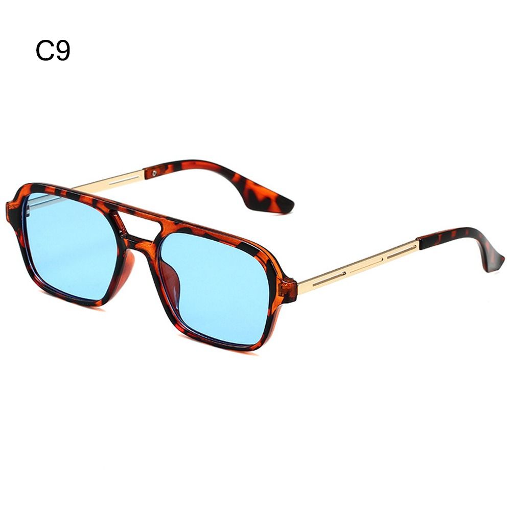 Men'S Fashion 70S - Óculos de sol quadrados com proteção