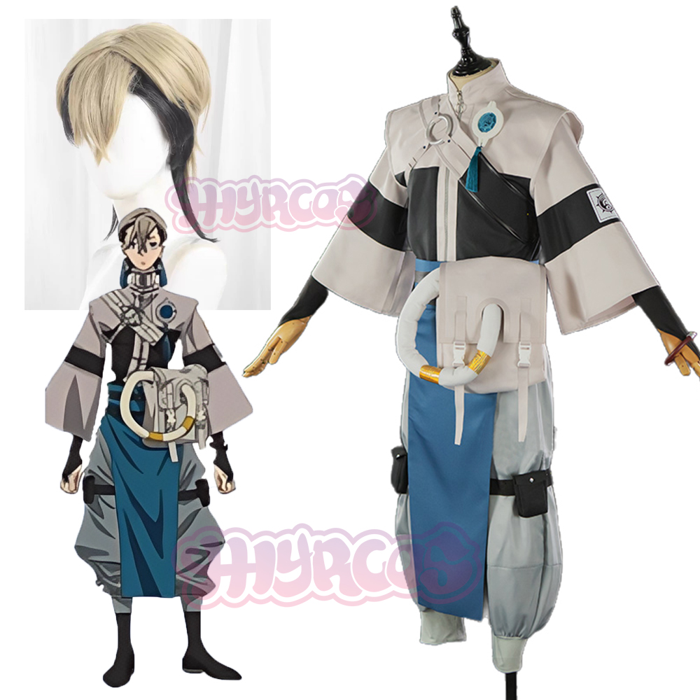 Mens Fashion Jumpsuit - Gachiakuta zanka cosplay traje peruca zanka
