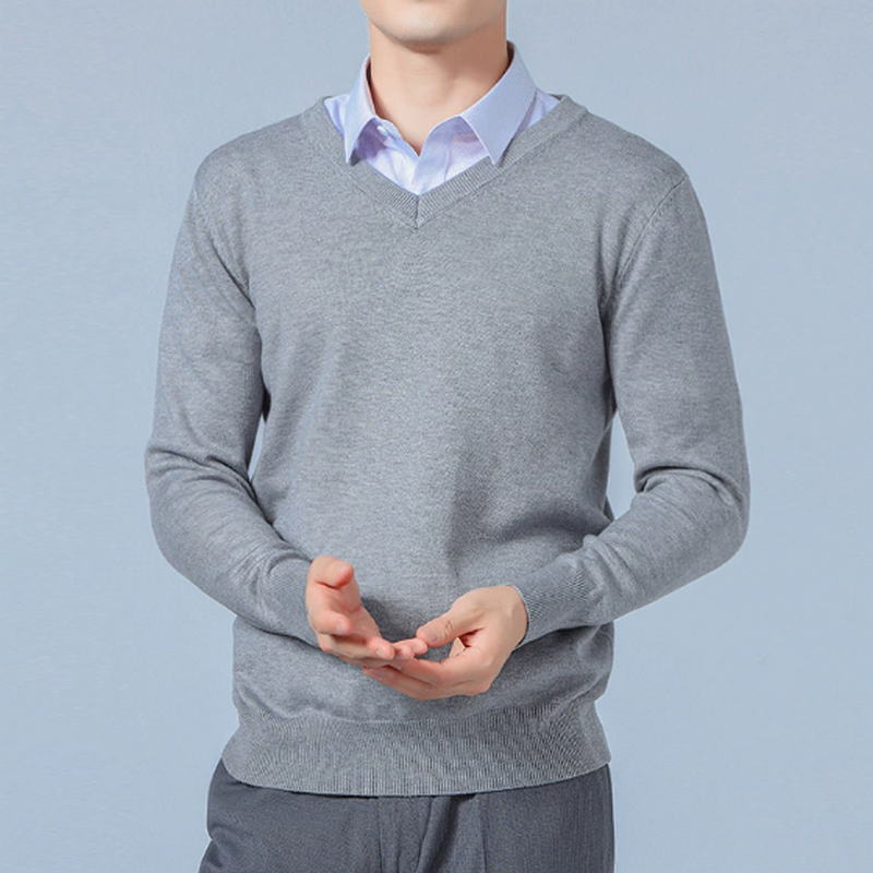 Camisola de caxemira macia rou - Mens Fashion Jumpers avaliação e preço
