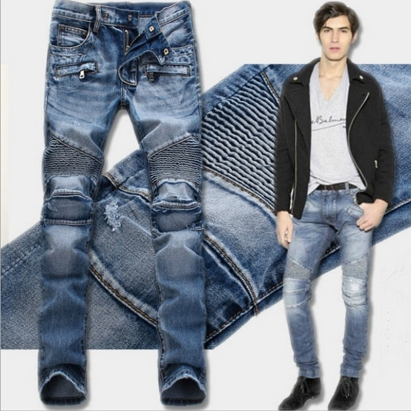 2025 novas calças da motocicle - Men'S Fashion Jeans 2025 avaliação e preço