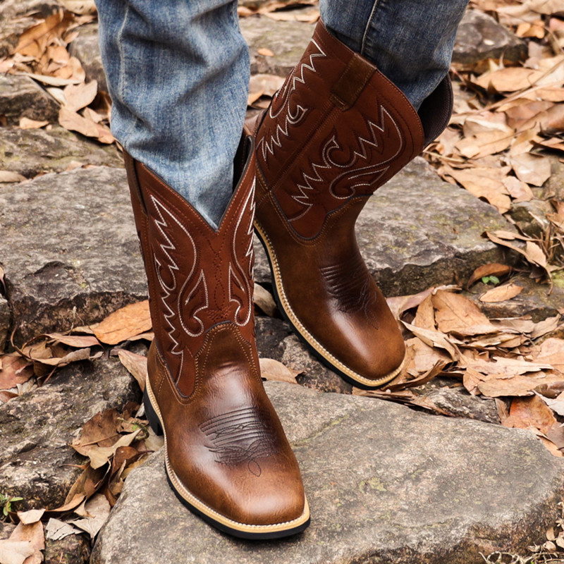 Botas de Cano Médio Unissex da - Mens Fashion Zapatos avaliação e preço