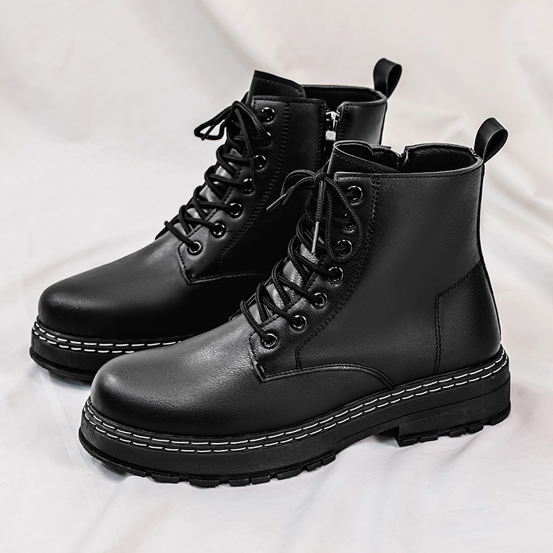 Botas masculinas de couro enve - Mens Fashion Modern avaliação e preço