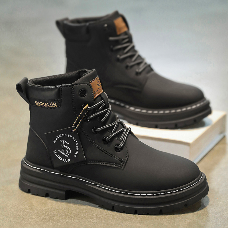 Clássico masculino botas de ca - Mens Fashion Modern avaliação e preço