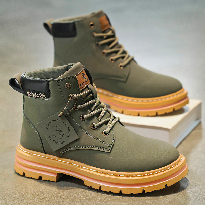 Clássico masculino botas de ca - Mens Fashion Modern avaliação e preço