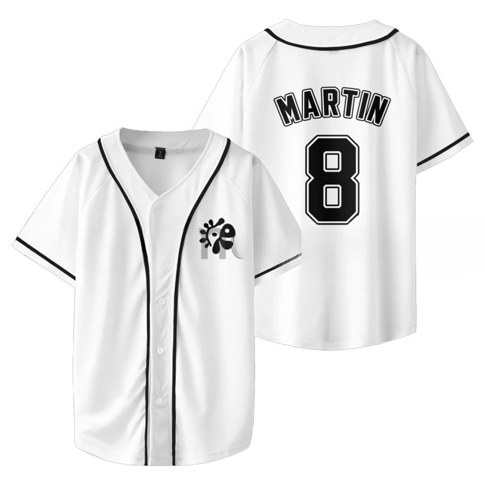 Camiseta de Manga Curta Kpop C - Mens Fashion Baseball Jersey avaliação e preço