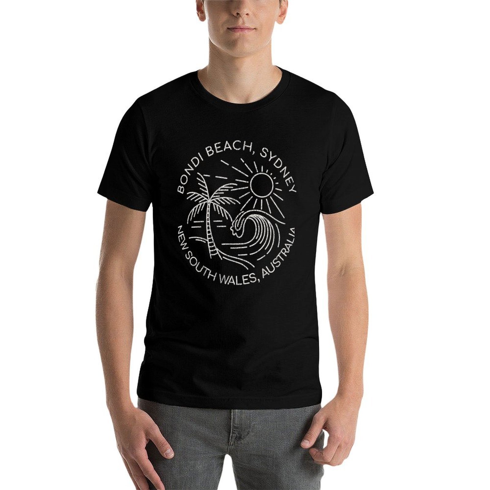 Camiseta Retro Texturizada Bon - Men'S Fashion Sydney avaliação e preço