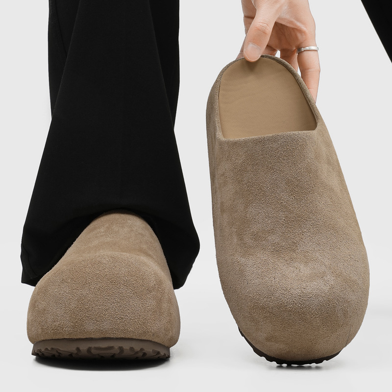Mules Masculinos de Alta Quali - Suede Loafers Men avaliação e preço
