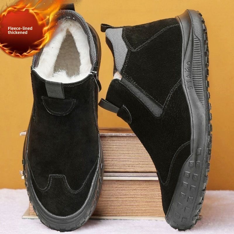 Sapatos masculinos de inverno, - Suede Loafers Men avaliação e preço