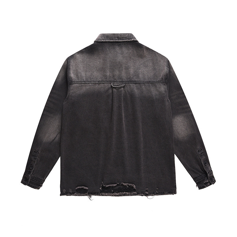 Jaqueta Jeans Masculina Rasgad - Denim Jacket Vintage avaliação e preço