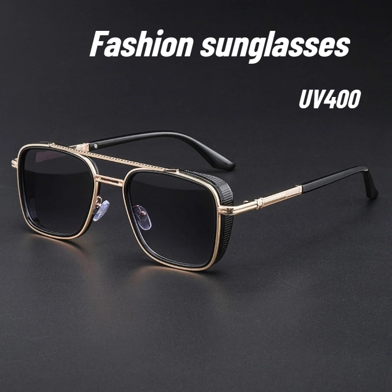 Óculos de Sol Retrô com Armaçã - Men Fashion Photography avaliação e preço