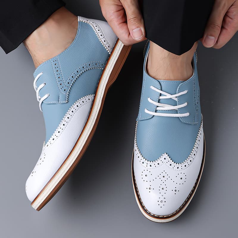 Sapatos Oxford Brogue Masculin - Suede Loafers Men avaliação e preço