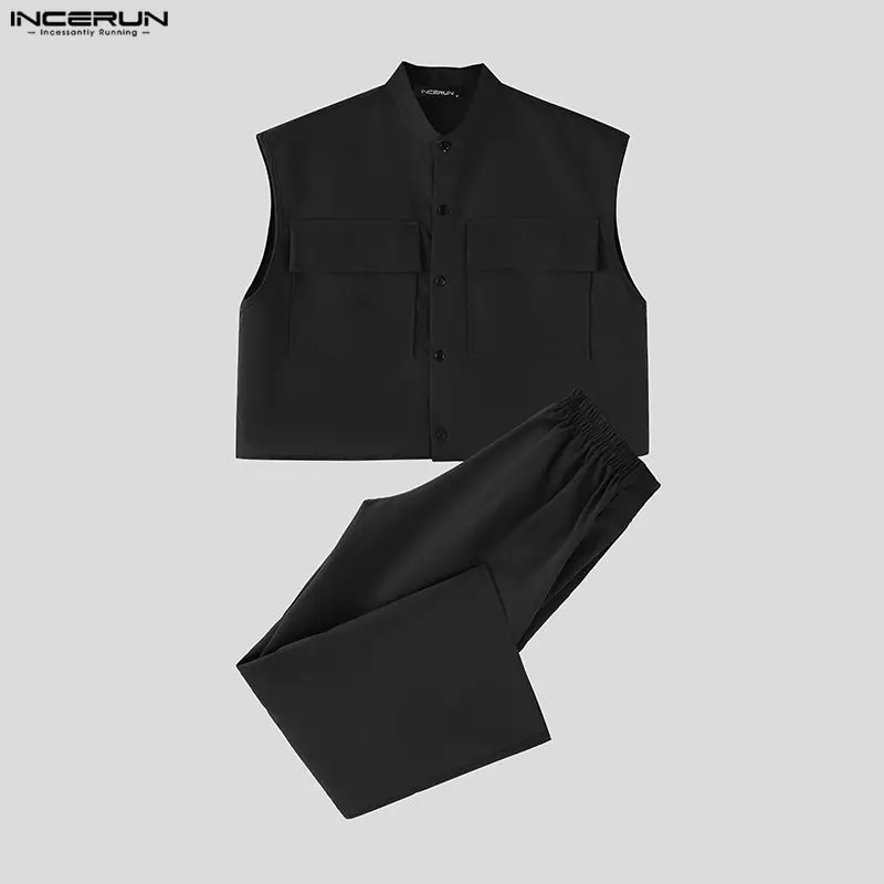 Conjuntos Masculinos INCERUN:  - Men'S Spring Fashion avaliação e preço