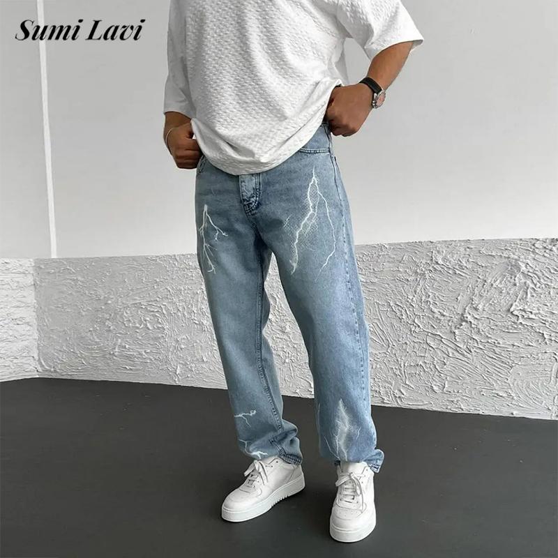 2025 primavera verão elegante  - Men'S Fashion Jeans 2025 avaliação e preço