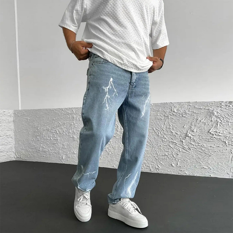 2025 primavera verão elegante  - Men'S Fashion Jeans 2025 avaliação e preço
