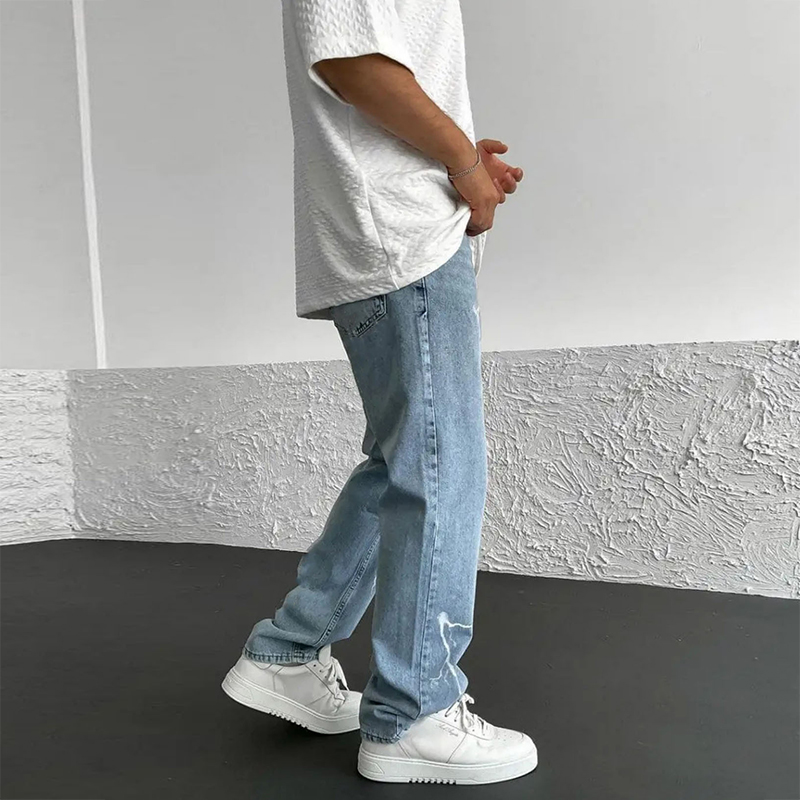 2025 primavera verão elegante  - Men'S Fashion Jeans 2025 avaliação e preço