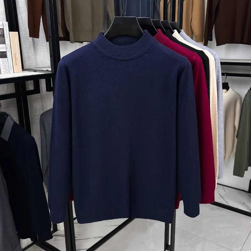 Suéter Masculino de Malha com  - Mens Fashion Jumpers avaliação e preço