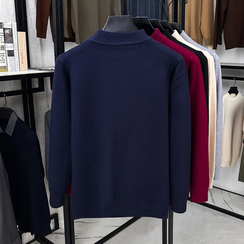 Suéter Masculino de Malha com  - Mens Fashion Jumpers avaliação e preço