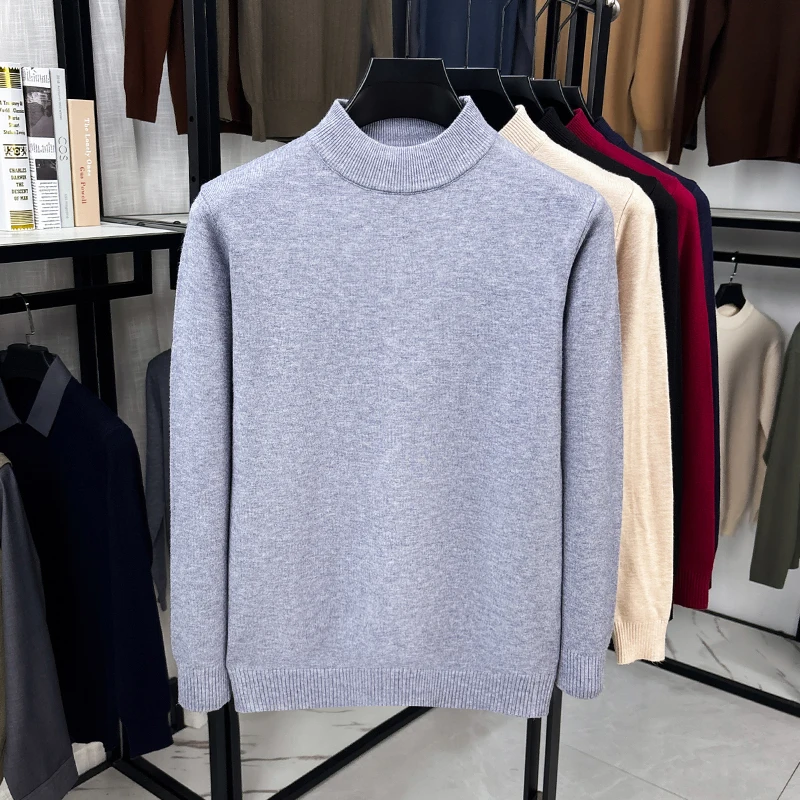 Suéter Masculino de Malha com  - Mens Fashion Jumpers avaliação e preço