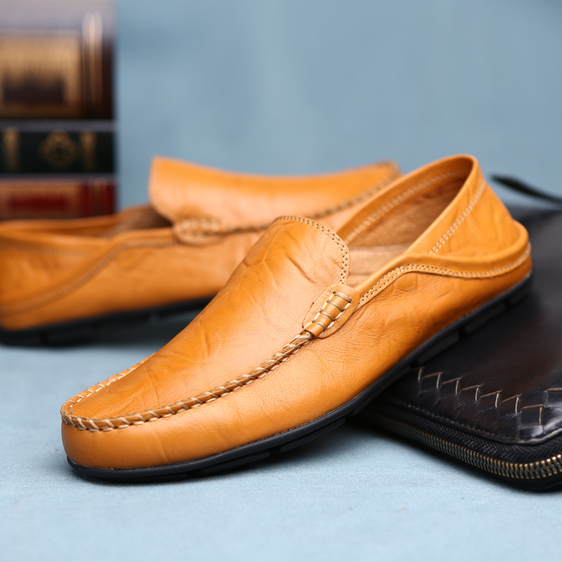 Sapatos Casuais de Couro Mascu - Suede Loafers Men avaliação e preço