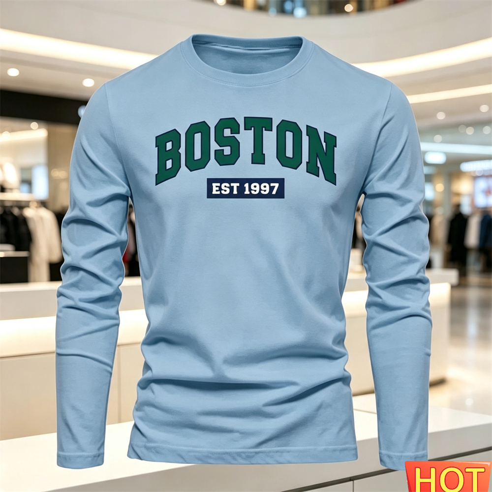 Camiseta masculina de manga co - Men'S Spring Fashion avaliação e preço