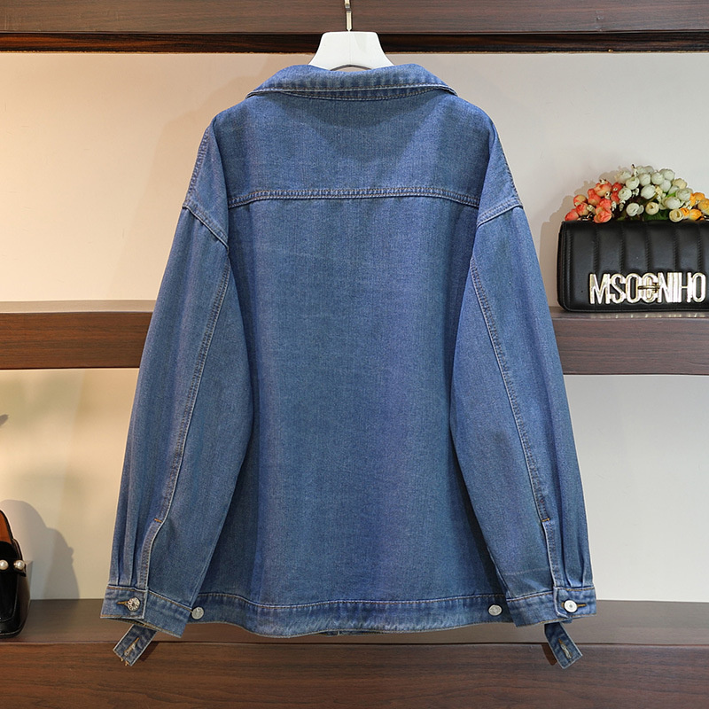 Jaqueta jeans de tamanho grand - Denim Jacket Vintage avaliação e preço