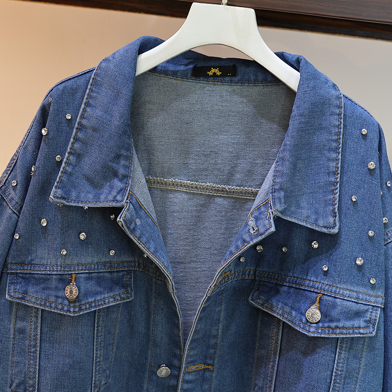 Jaqueta jeans de tamanho grand - Denim Jacket Vintage avaliação e preço