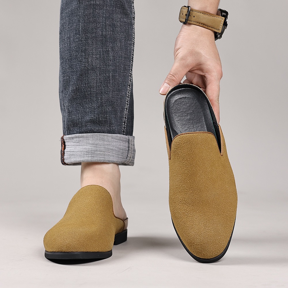 Mules de camurça para homem mo - Suede Loafers Men avaliação e preço