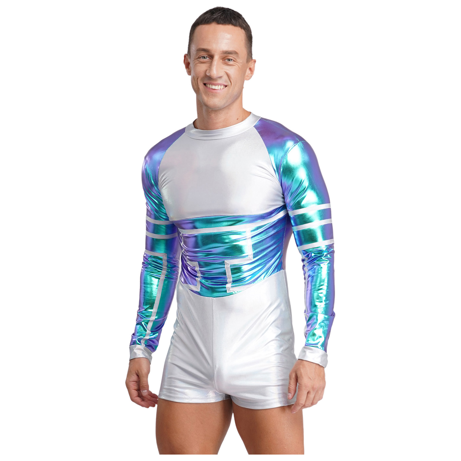 Masculino halloween carnaval a - Mens Fashion Jumpsuit avaliação e preço