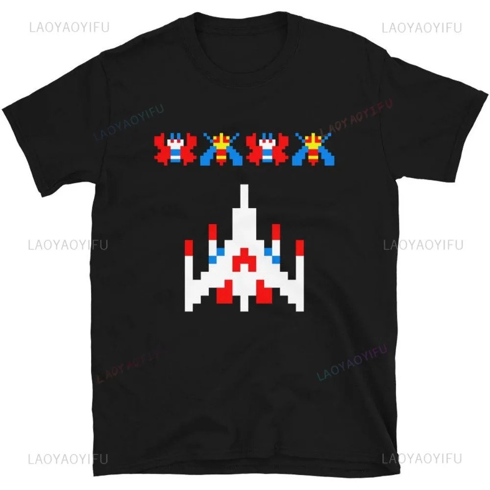 Arcade Galaga-camiseta vintage - Men'S Fashion 70S avaliação e preço