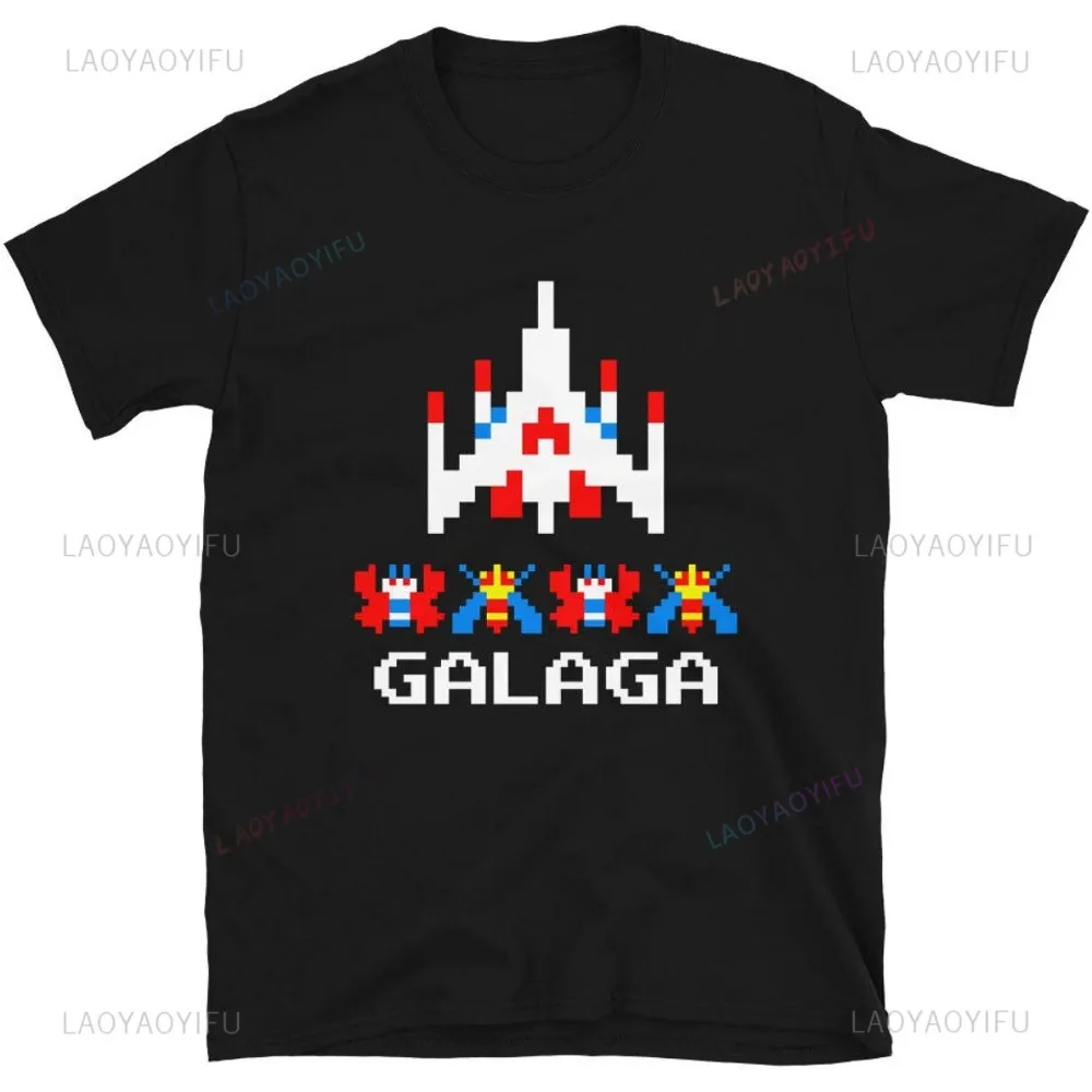 Arcade Galaga-camiseta vintage - Men'S Fashion 70S avaliação e preço