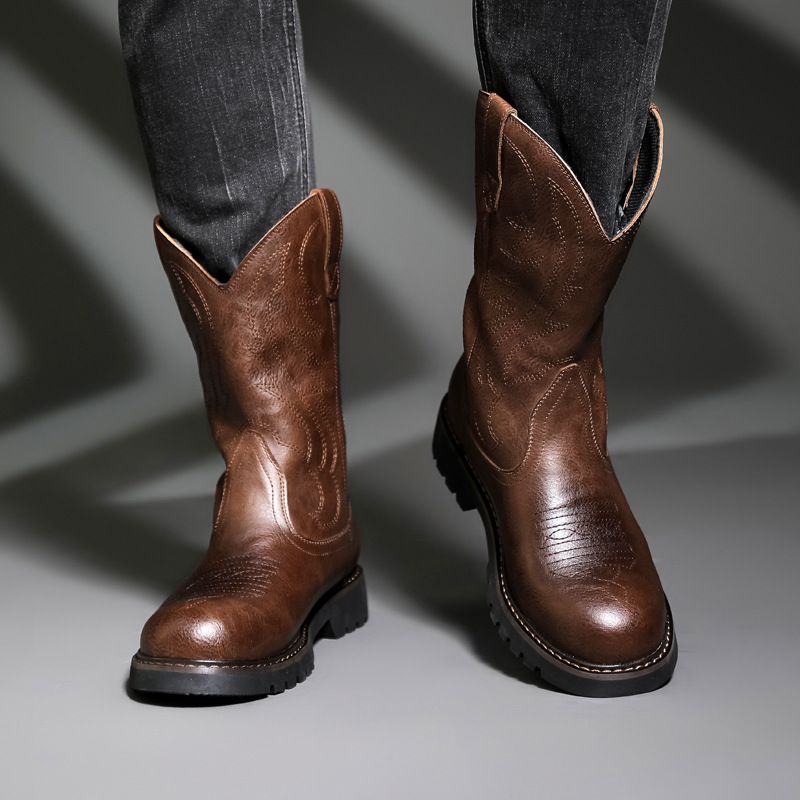 Moda masculina botas de cowboy - Mens Fashion Zapatos avaliação e preço
