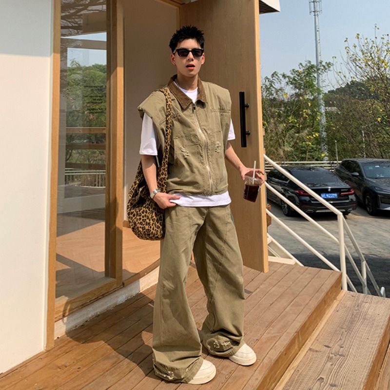 Jaqueta Jeans Retrô Masculina  - Men'S Spring Fashion avaliação e preço