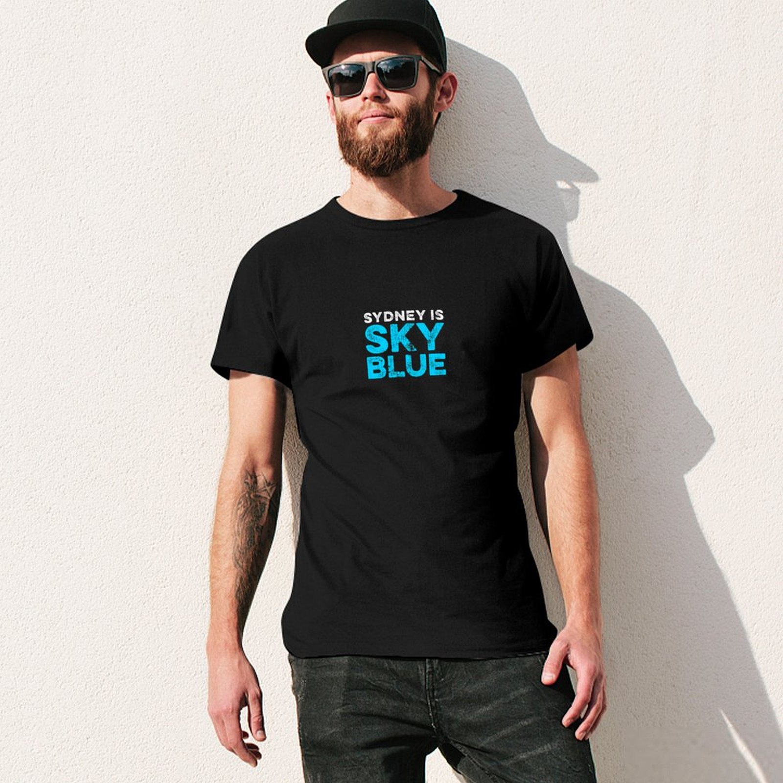 Camiseta azul céu de Sydney, c - Men'S Fashion Sydney avaliação e preço