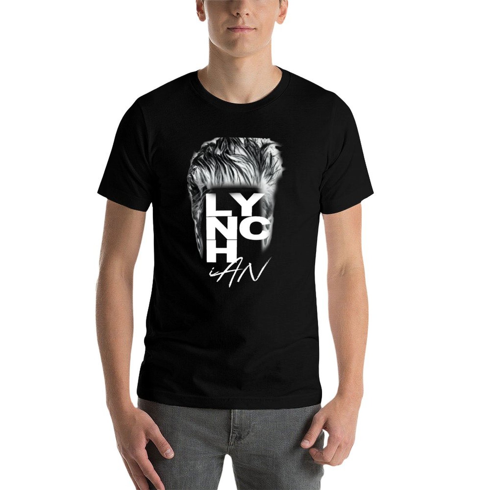 Lynch Haircut - Camiseta preta - Men'S Fashion Haircuts avaliação e preço