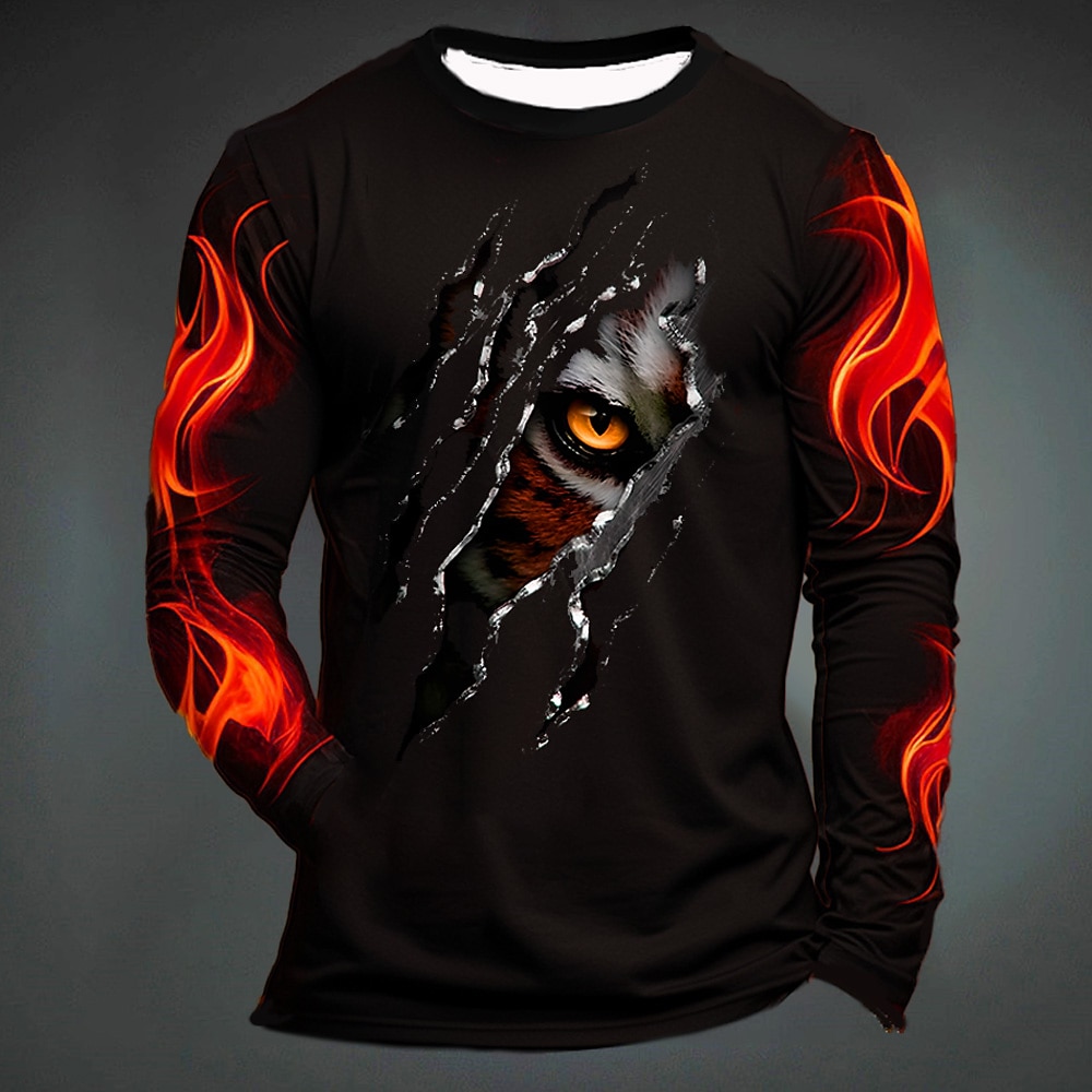 Camiseta masculina com estampa - Men'S Spring Fashion avaliação e preço