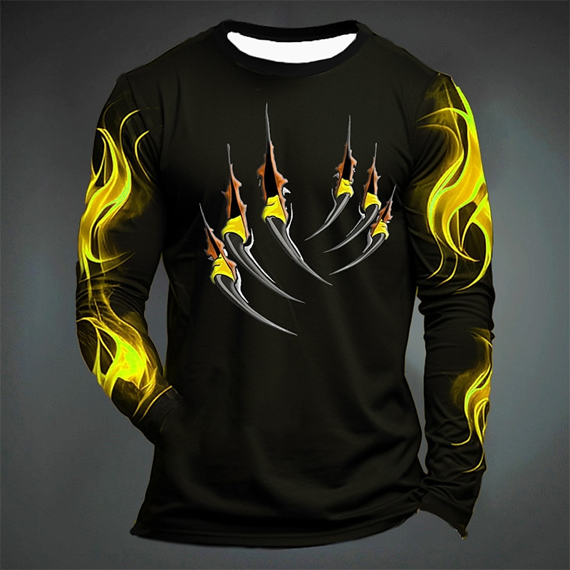 Camiseta masculina com estampa - Men'S Spring Fashion avaliação e preço