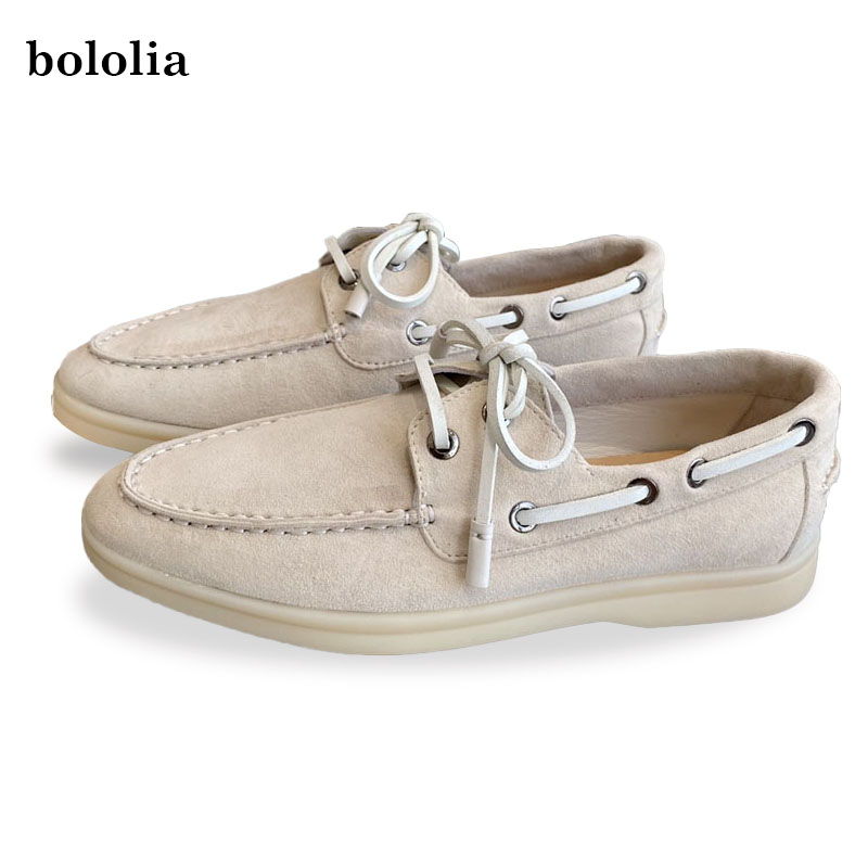 Sapatos Flats de Couro Genuíno - Suede Loafers Men avaliação e preço