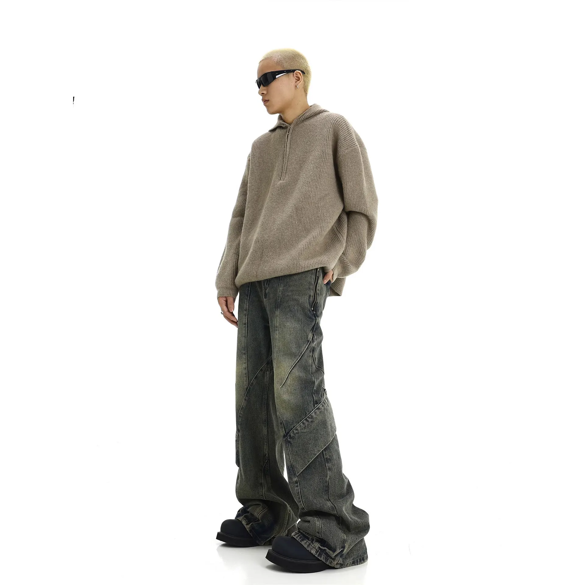 Calça jeans masculina, calça f - Men'S Fashion Jeans 2025 avaliação e preço