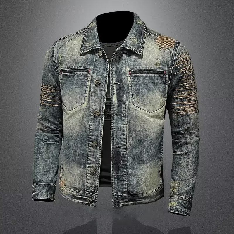 2025 jaqueta jeans de inverno  - Men'S Fashion Jeans 2025 avaliação e preço